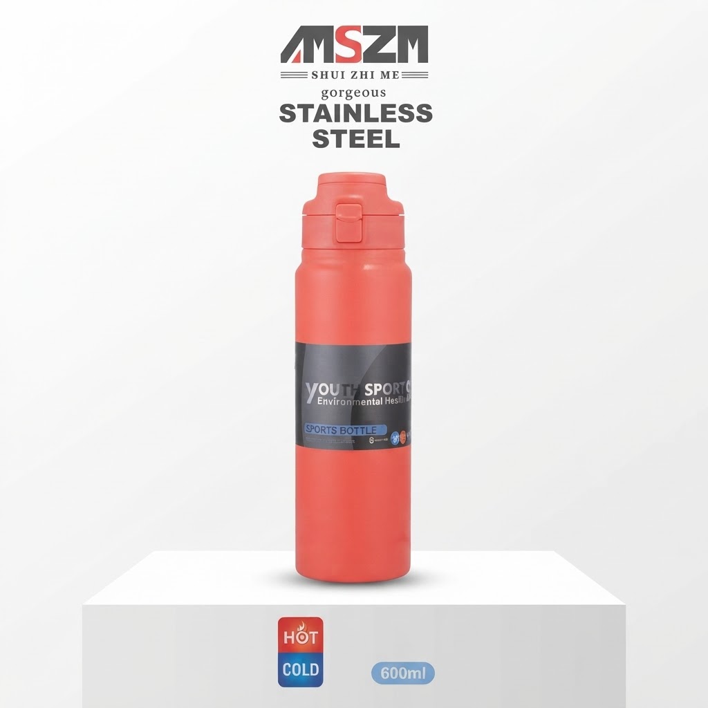 MSZM Sports Water Bottle 600ml